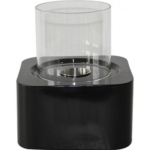 Cheminée bio éthanol de sol contemporaine noire VP