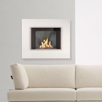 Cheminée bioéthanol murale de design moderne Erica