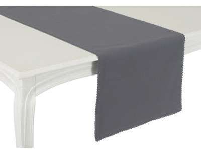 Chemin de table anthracite Capucine