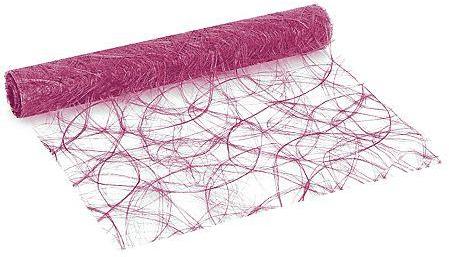 Chemin de table Sizoweb, vieux rose