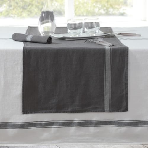 Chemin De Table Lin Lavé Stone Washed Vivario Harm