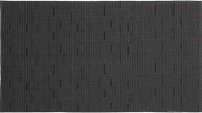 Set de table en vinyle noir (Lot de 6)