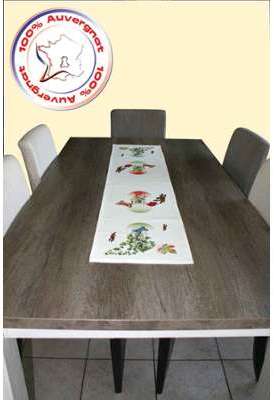 Chemin de table ou centre de table 100% Coton déco