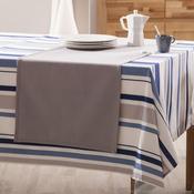 Chemin de table uni 100% coton enduit traité teflo