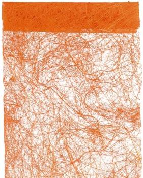Chemin de table Abaca Orange