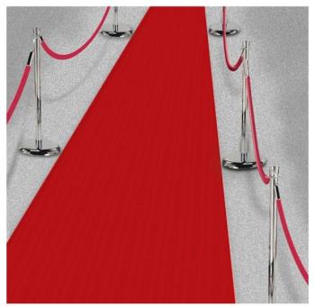 Chemin rouge de star