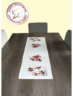 Chemin de table ou centre de table 100% Coton déco