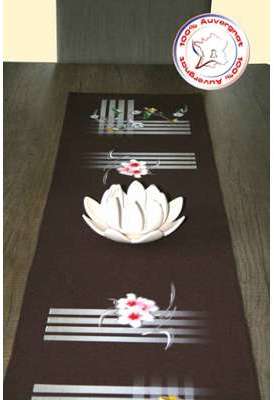 Chemin de table ou centre de table 100% Coton déco