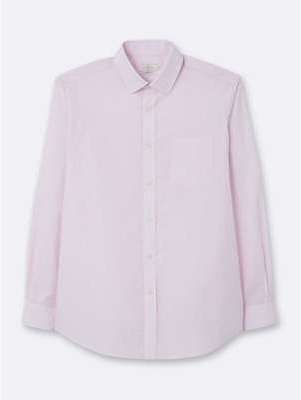 Chemise classique homme rayée non iron rose blanc Chemise classique homme rayée