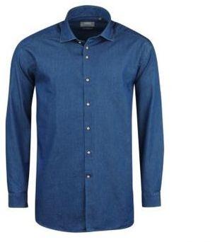 Chemise en jean indigo: grande taille du 44 (XL) a