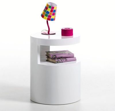 Chevet glossy, forme cylindrique, Newark - La Redo