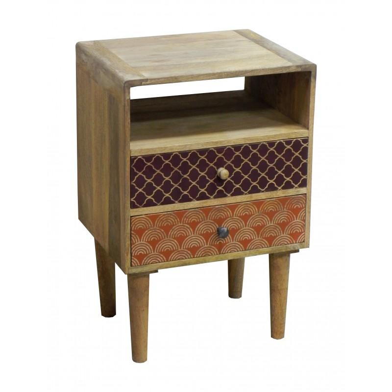 Table dappoint / Chevet design bois
