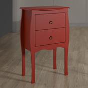 Table de chevet en bois 2 tiroirs Longueur 50 cm A