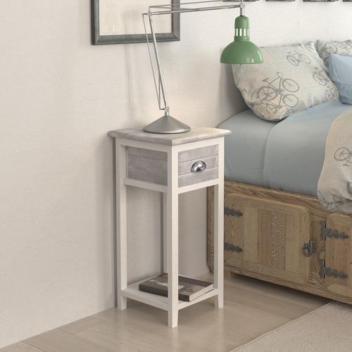 VidaXL Table de chevet / meuble pour téléphone ave