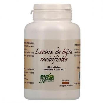 GPH Diffusion Levure de Bière Revivifiable 320 mg x200 GPH Diffusion Levure de Bière