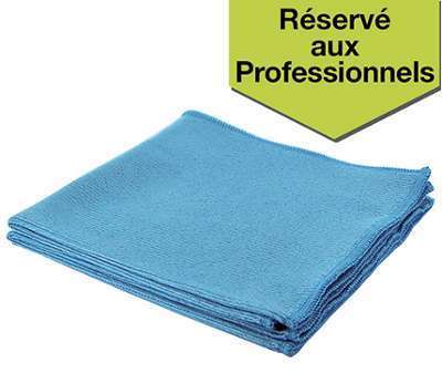 2 lavettes microfibres pour vitres 30x31 cm Bernar
