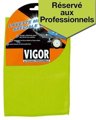 Lavette microfibre spéciale vitres 30x35 cm Vigor