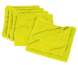 Paquet 5 microfibre tricotée vert