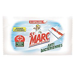 Lingettes serpillières nettoyantes St Marc - 20 Unités Lingettes serpillières nettoyantes