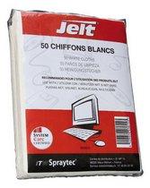 Chiffon blanc doux Jelt - paquet de 50