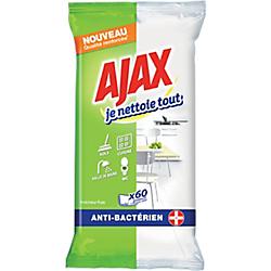Lingettes nettoyantes désinfectantes Ajax - 60 Unités Lingettes nettoyantes désinfectantes