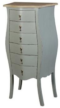 Chiffonnier 6 tiroirs coloris gris