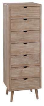 Semainier 7 tiroirs - FIDOUK - L 42 x l 35 x H 122 Semainier 7 tiroirs - FIDOUK