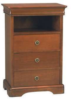 Chiffonnier 3 tiroirs - PENELOPE - L 53 x l 34 x H Chiffonnier 3 tiroirs - PENELOPE