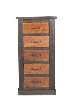 Chiffonnier 5 tiroirs - BUNK - L 60 x l 40 x H 120