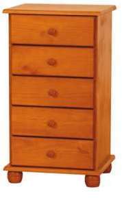 Chiffonnier Pin massif Miel 89x44x40 cm Chiffonnier Pin massif Miel