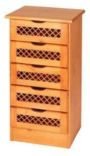 Chiffonnier pin massif Miel AIRIAL