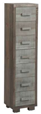 Semainier 7 tiroirs Gris - CANON - L 26 x l 22 x H