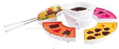 DOMOCLIP - set fondue à chocolat 3en1 22w - dom337