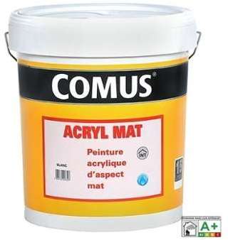 ACRYL MAT - COMUS - Peinture blanche phase aqueuse