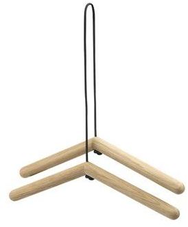 Cintres Georg lot de 2 chêne