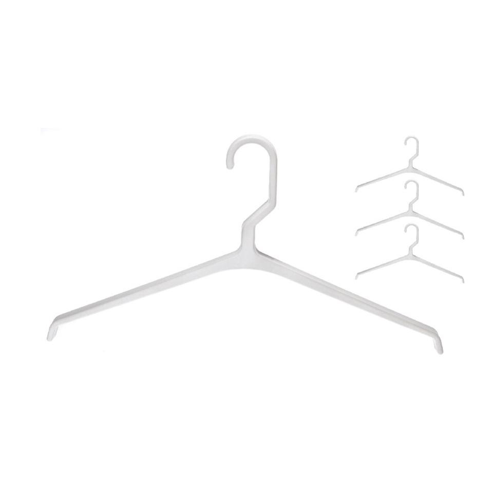 5950 - Lot de Cintres - blanc/soft-touch/4 unités