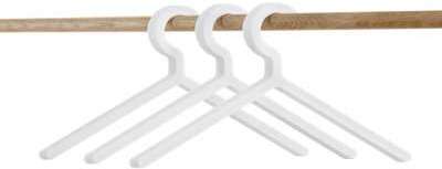 Illusion - Set de 3 cintres - blanc LxPxH 42 5x7 5x23 Illusion - Set de 3 cintres