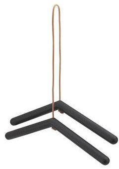 Cintres Georg lot de 2 chêne peint noir