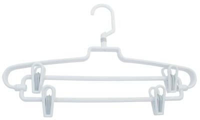 Cintre à linge multi pinces en plastique - 41 cm