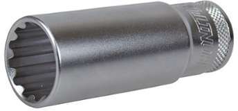 Douille longue 32 mm multi empreinte chrome vanadi