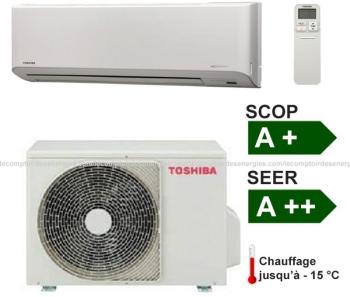 Climatiseur monosplit Toshiba Suzumi + 3.2 Kw