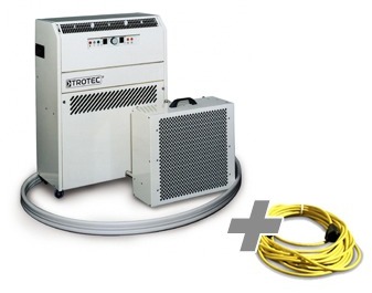 Climatiseur PortaTemp 4500 W + rallonge 20 m 230 V