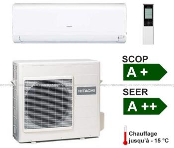 Climatiseur monosplit Hitachi Performance 2.5 Kw