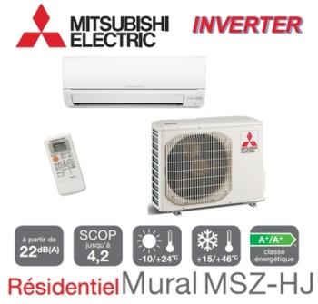 MURAL INVERTER MITSUBISHI MSZ-HJ25VA