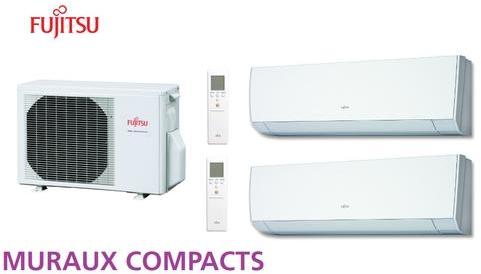 Fujitsu Bi-Split Muraux Compacts AOY40UI-MI2 + 2 A