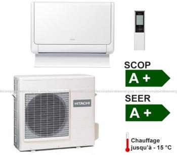 Climatiseur monosplit Hitachi Shirokuma type console Climatiseur monosplit Hitachi