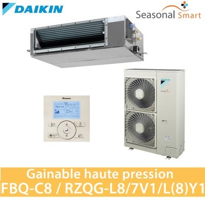 Daikin GAINABLE HAUTE PRESSION Seasonal Smart modè