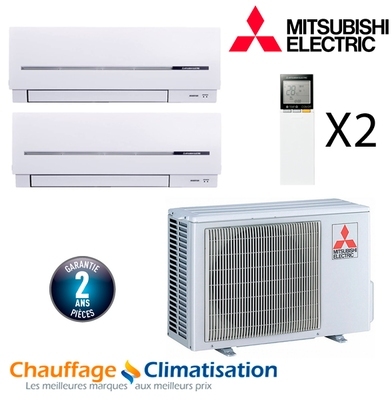 Mitsubishi Bi-Split MXZ-2D53VA + 1 MSZ-SF20VA + 1