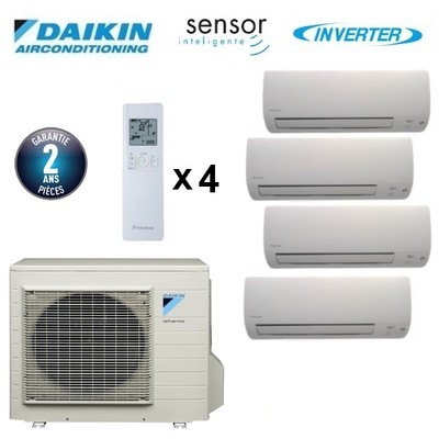 Daikin Quadri-split 5MXS90E + 3 CTXS15K + 1 FTXS42