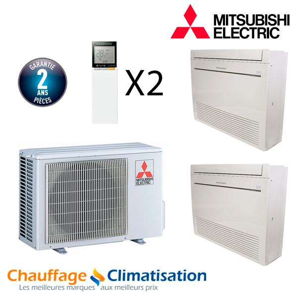 Mitsubishi Bi-split MXZ-2D53VA + 2 MFZ-KJ25VE